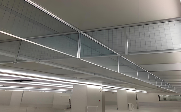 文殊镇玻璃挡烟垂壁